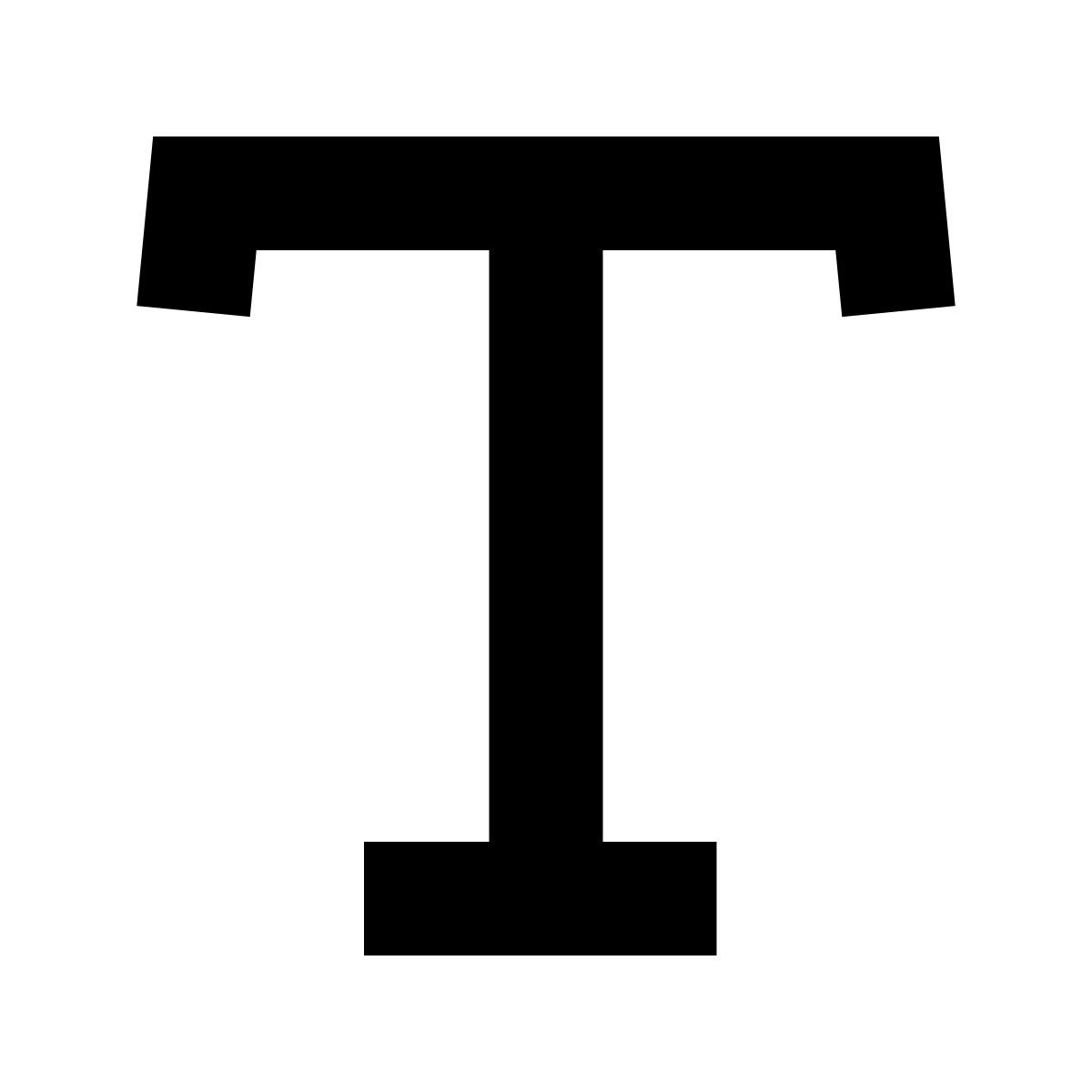 forma bold filled sharp style texto icon