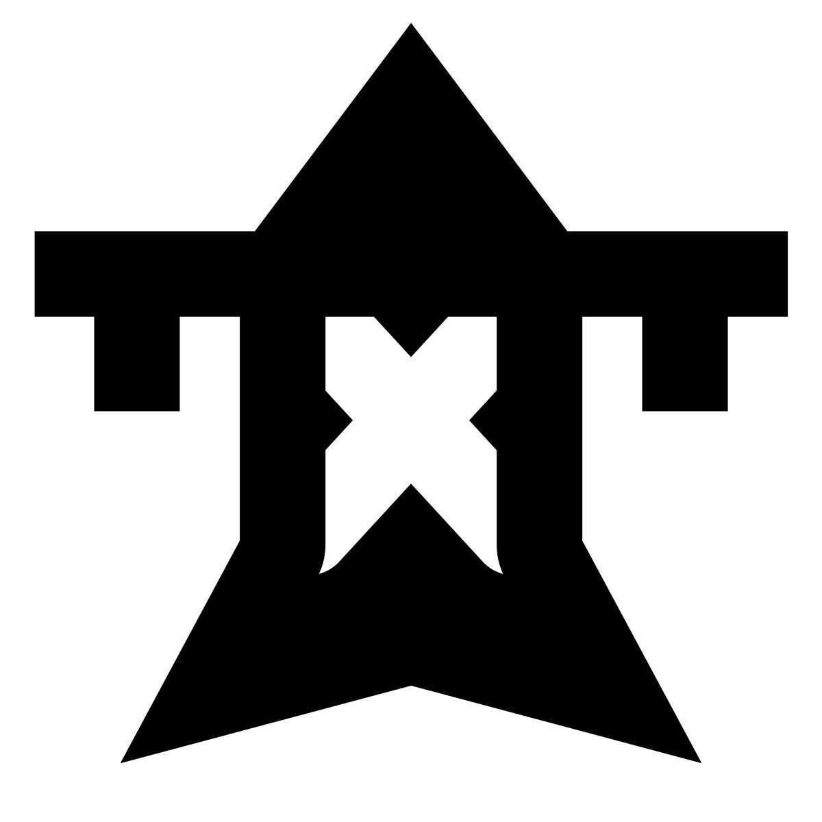 forma bold filled sharp style tour relais icon