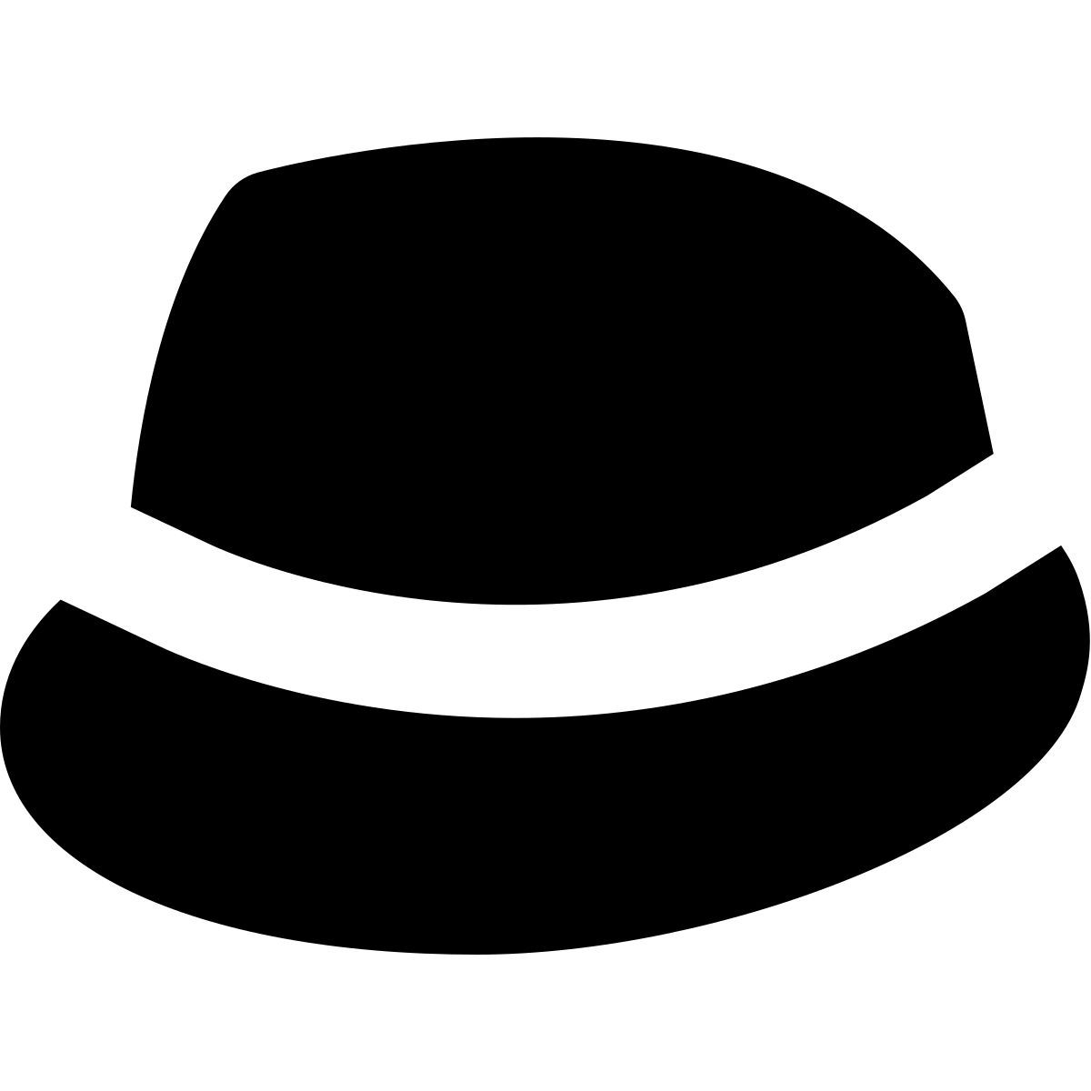 forma bold filled sharp style sombreros icon