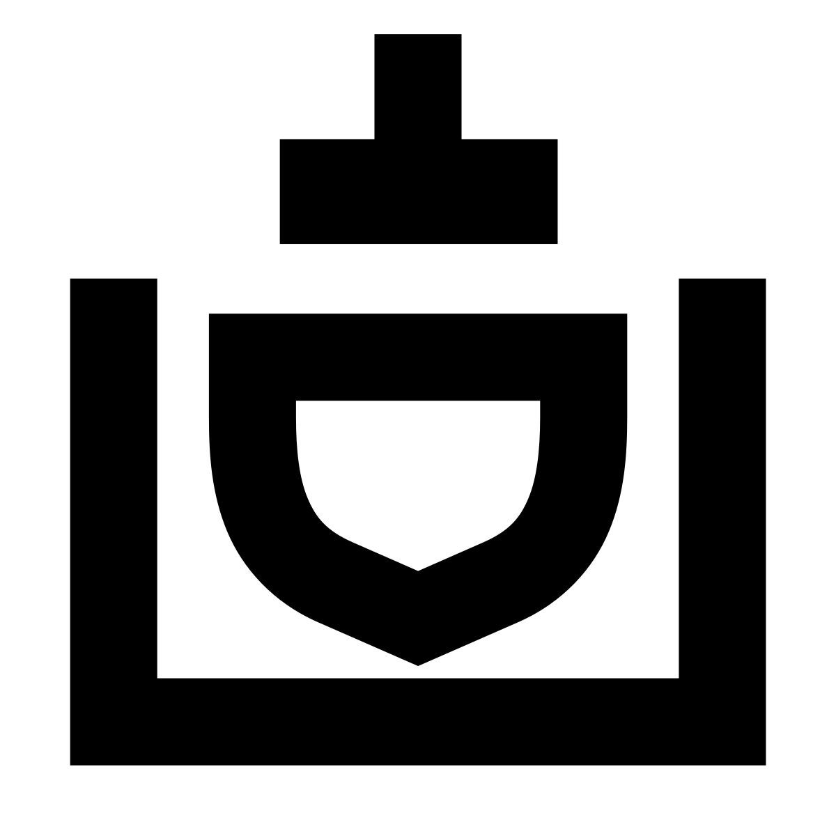 forma bold filled sharp style molo icon