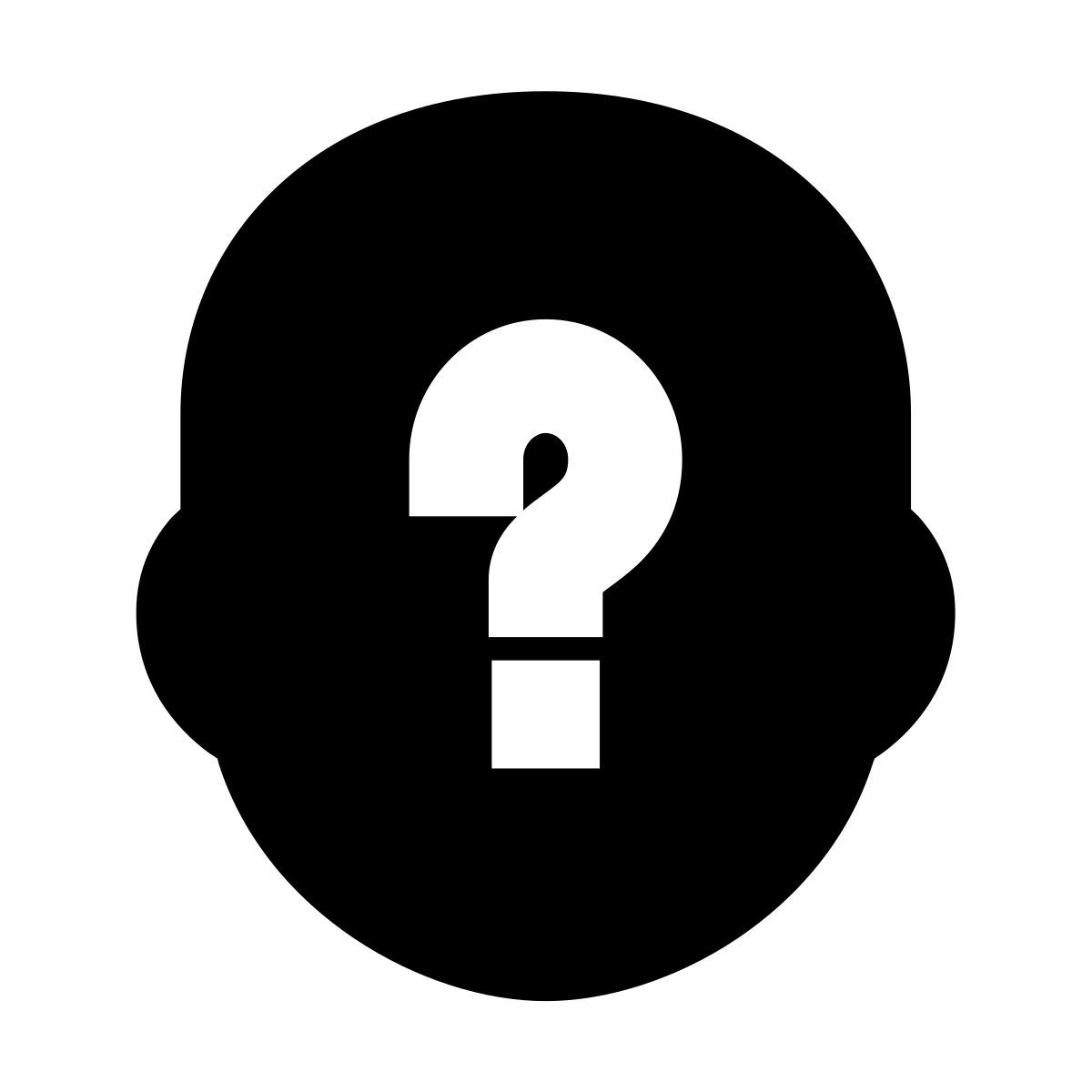 forma bold filled sharp style who icon