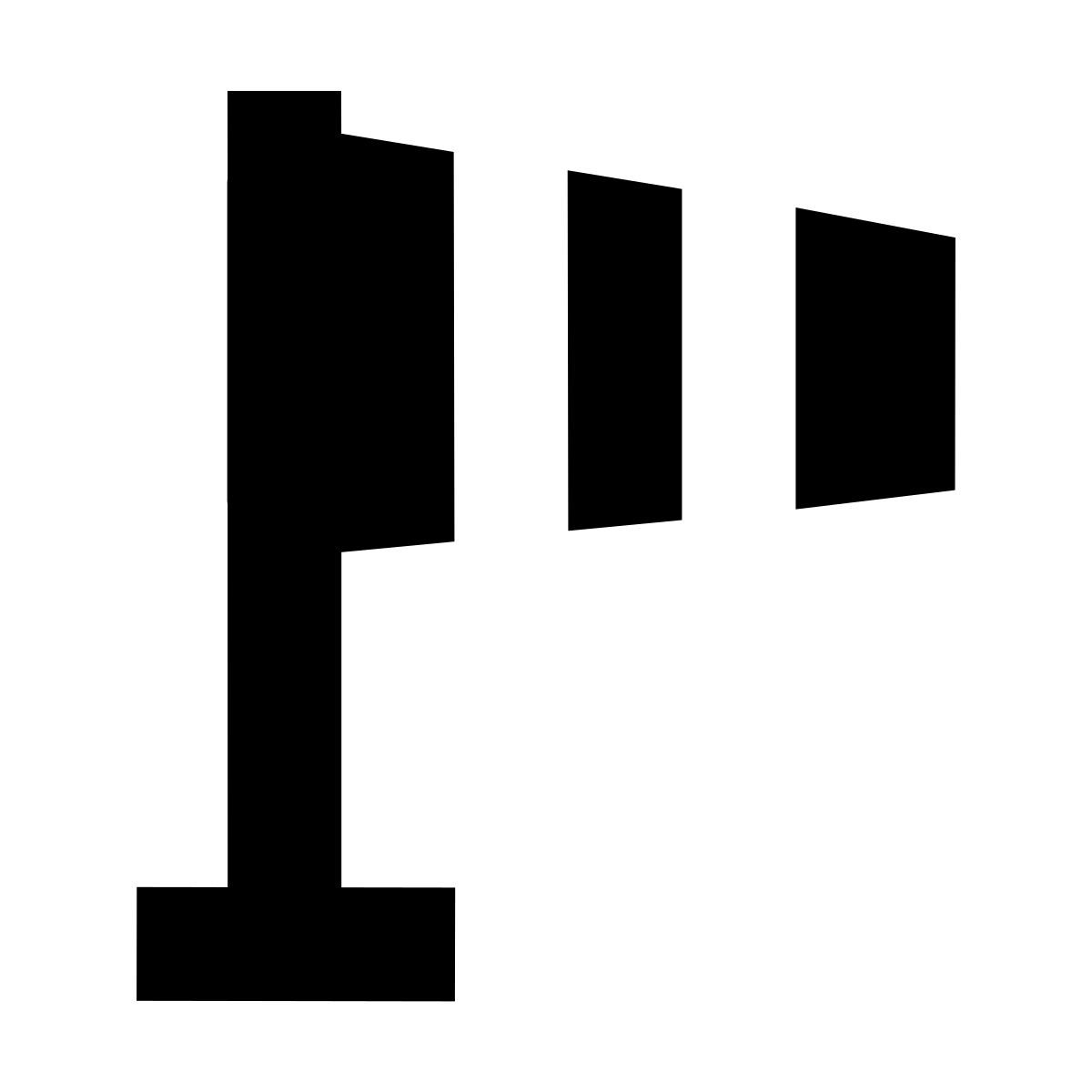 forma bold filled sharp style manga catavientos icon