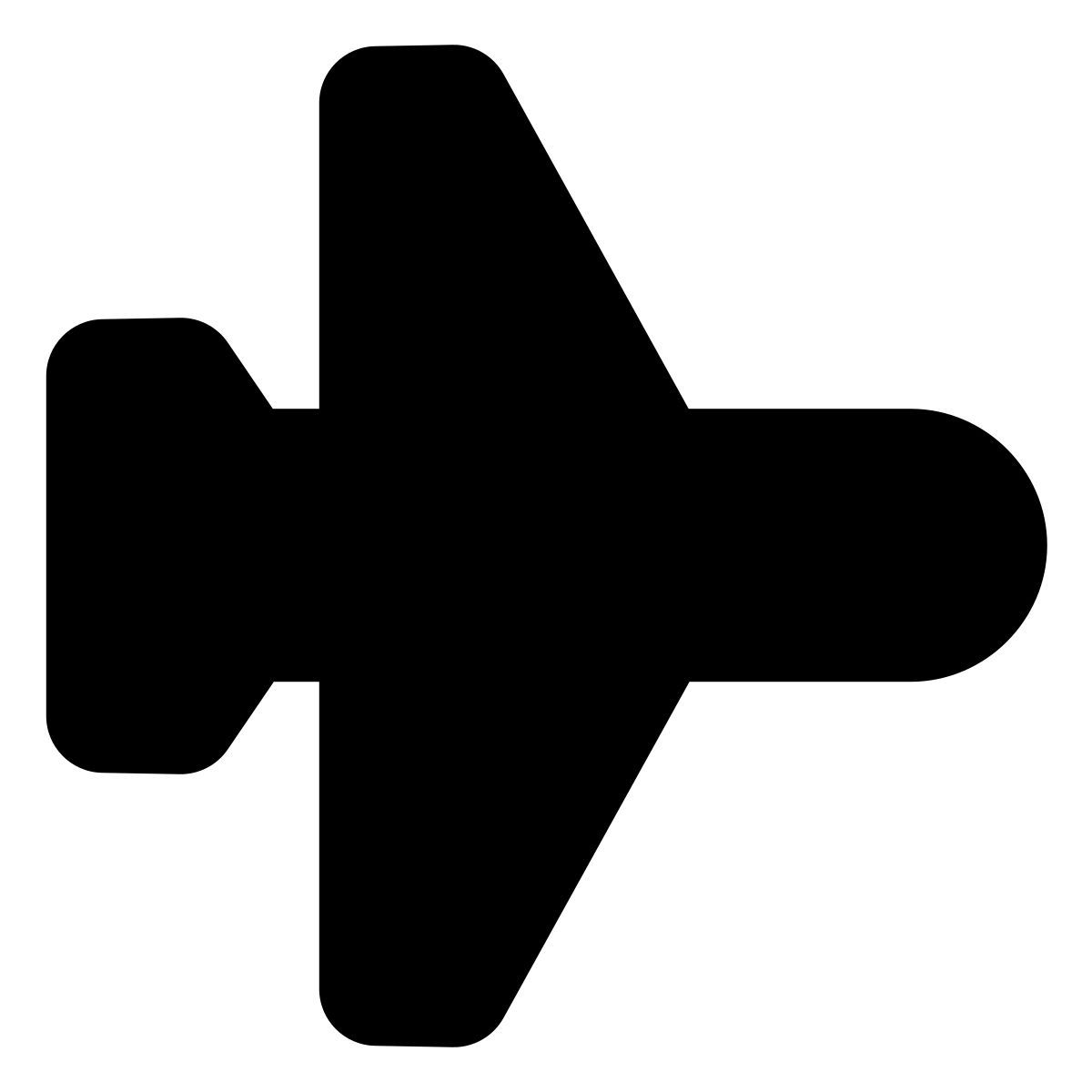 forma bold filled style 飞行模式开启 icon