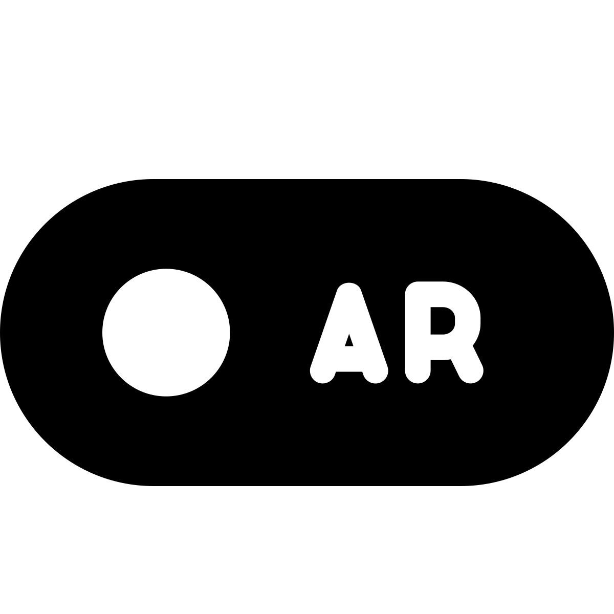 forma bold filled style ar icon