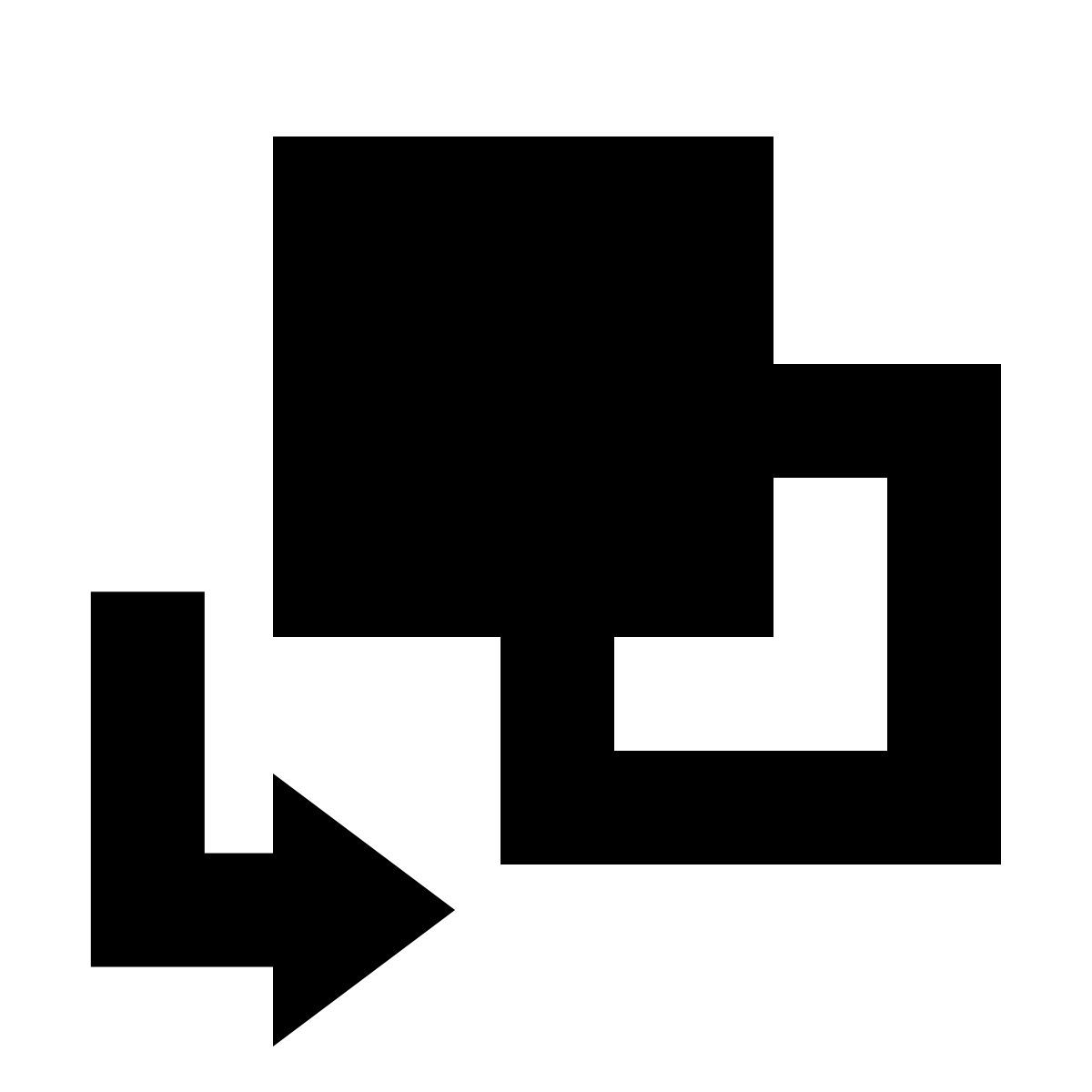 forma bold filled style 逆向排序 icon