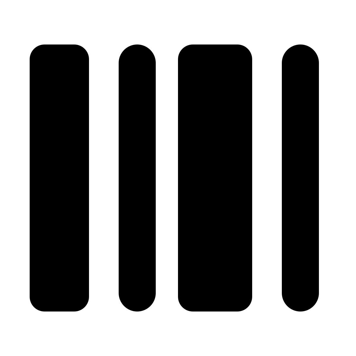 forma bold filled style strichcode icon