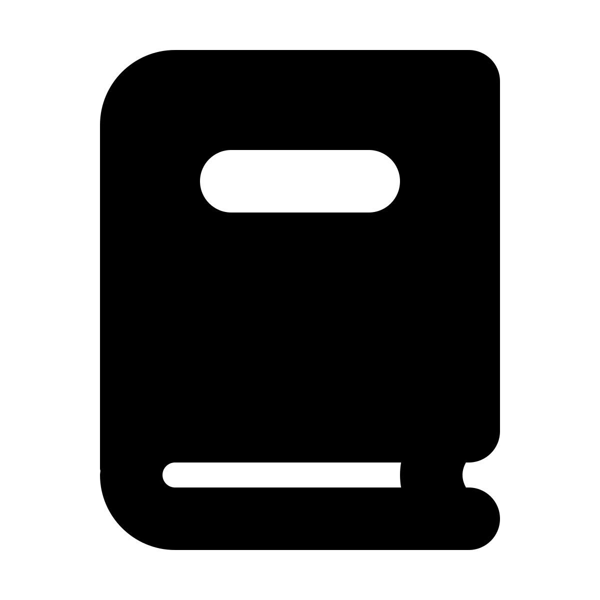 forma bold filled style livre icon