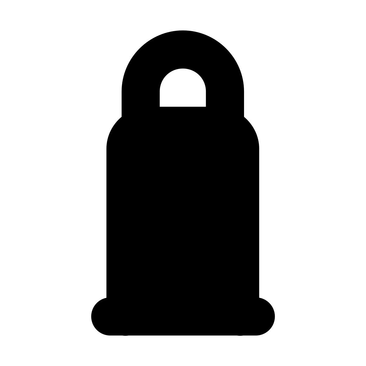 forma bold filled style 총알 icon