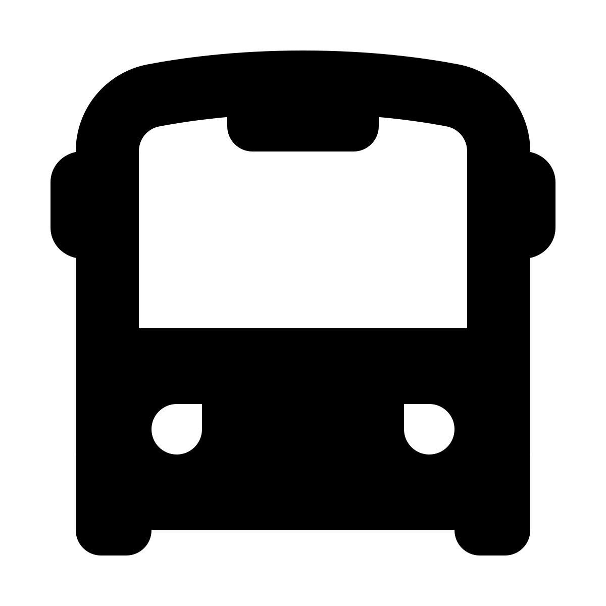 forma bold filled style autobus icon