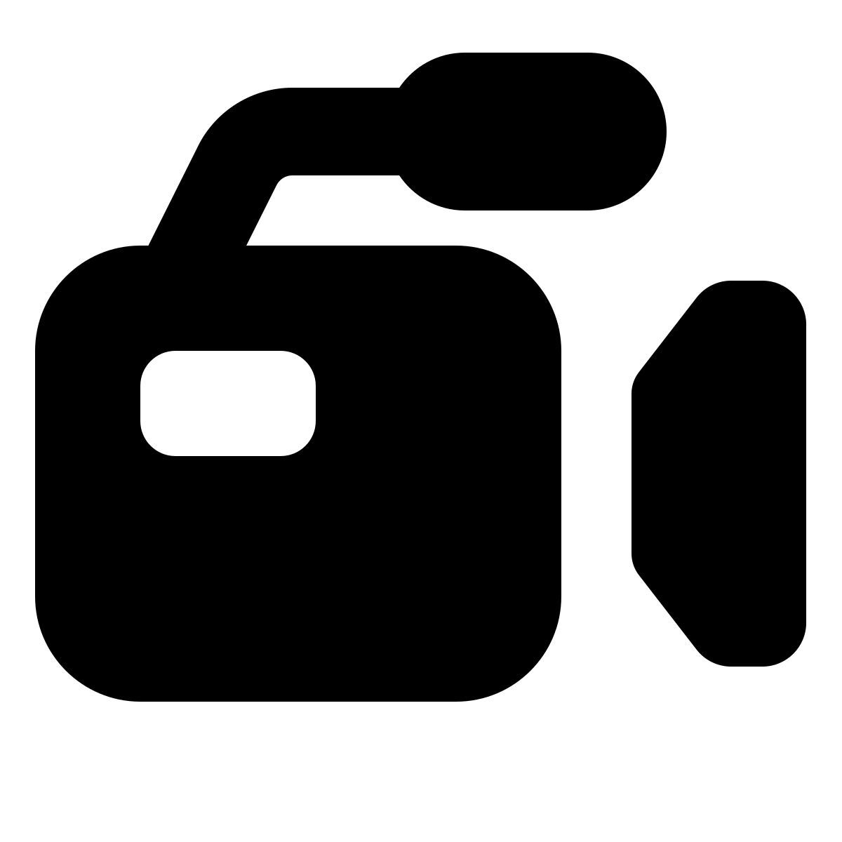 forma bold filled style 专业摄像机 icon