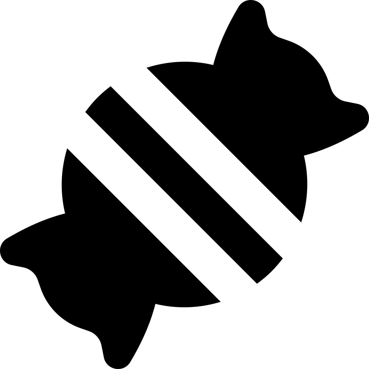 forma bold filled style candy icon