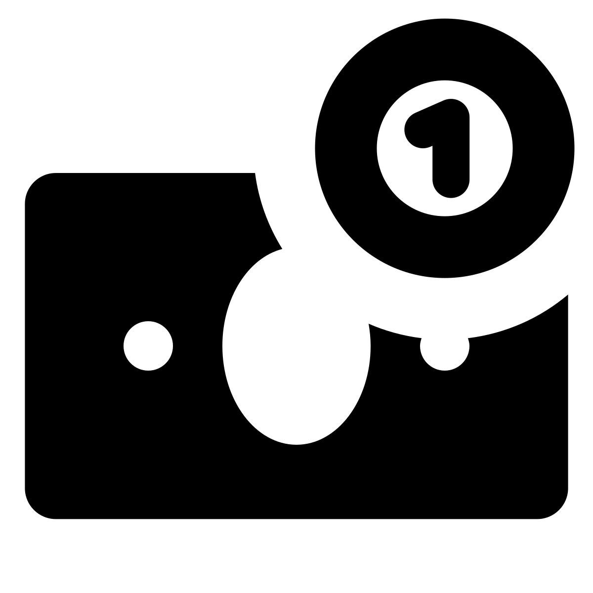 forma bold filled style en espèces icon