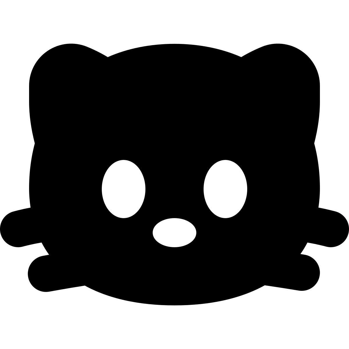 forma bold filled style 猫头 icon