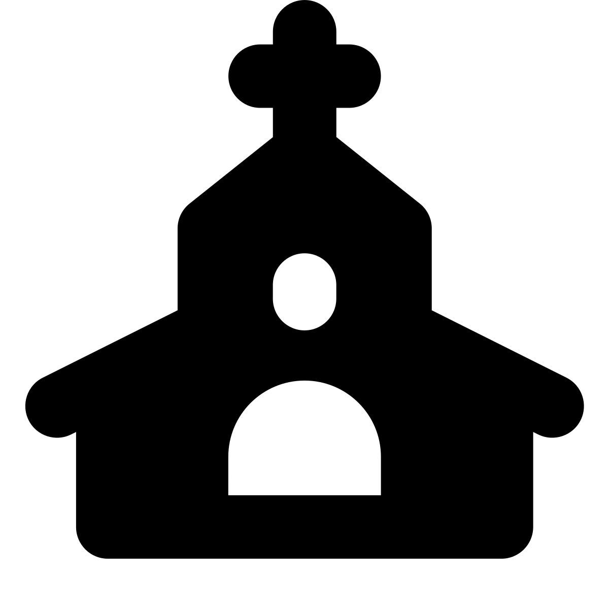 forma bold filled style christian icon