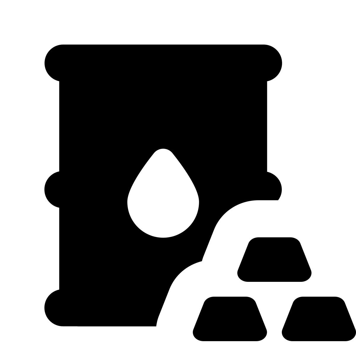 forma bold filled style commodity icon