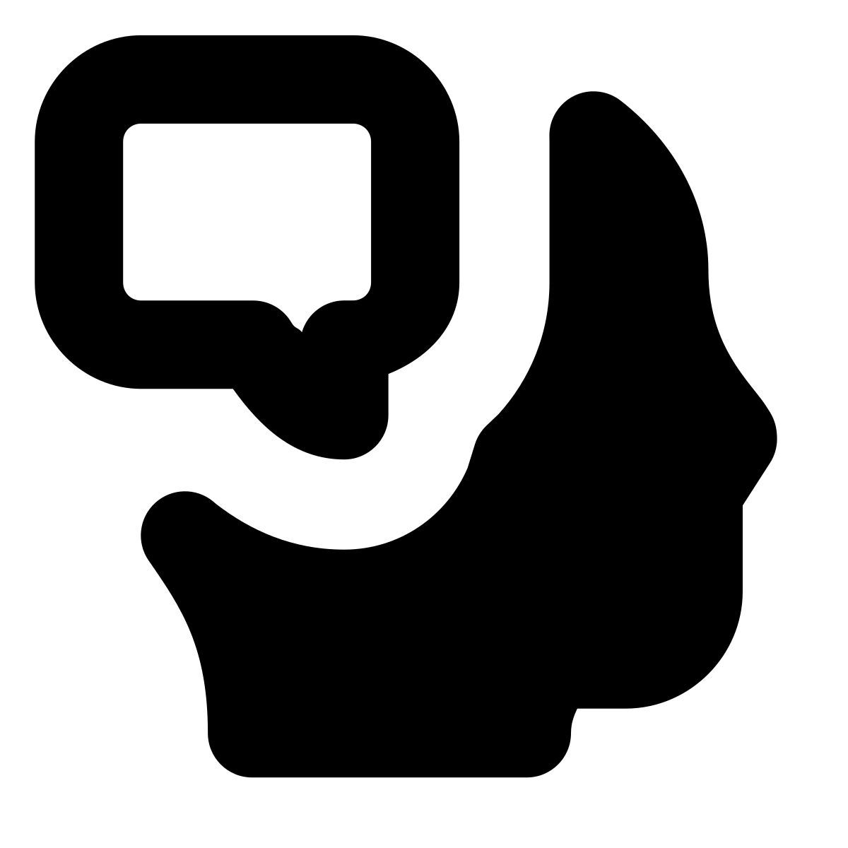 forma bold filled style 沟通技巧 icon