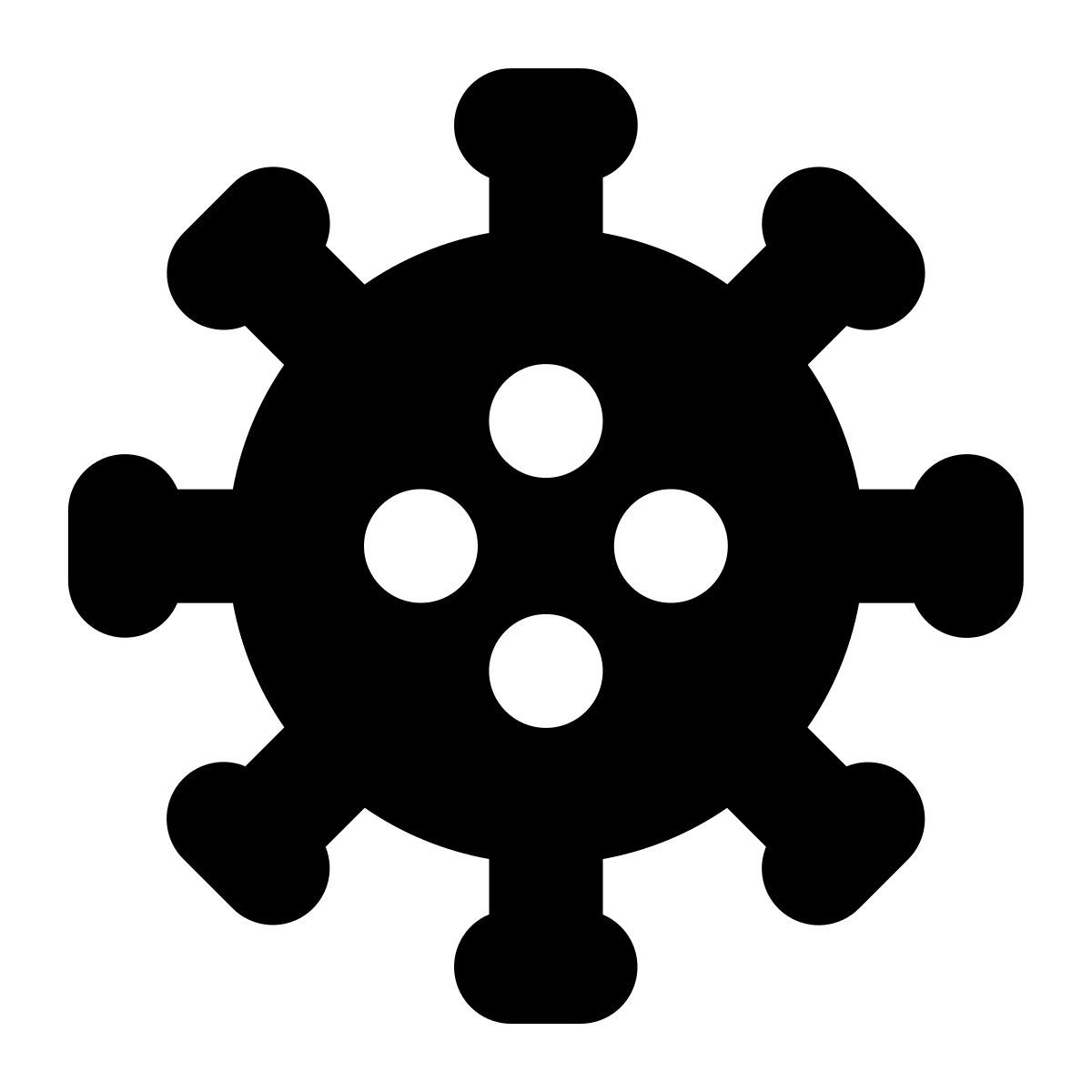 forma bold filled style corona icon