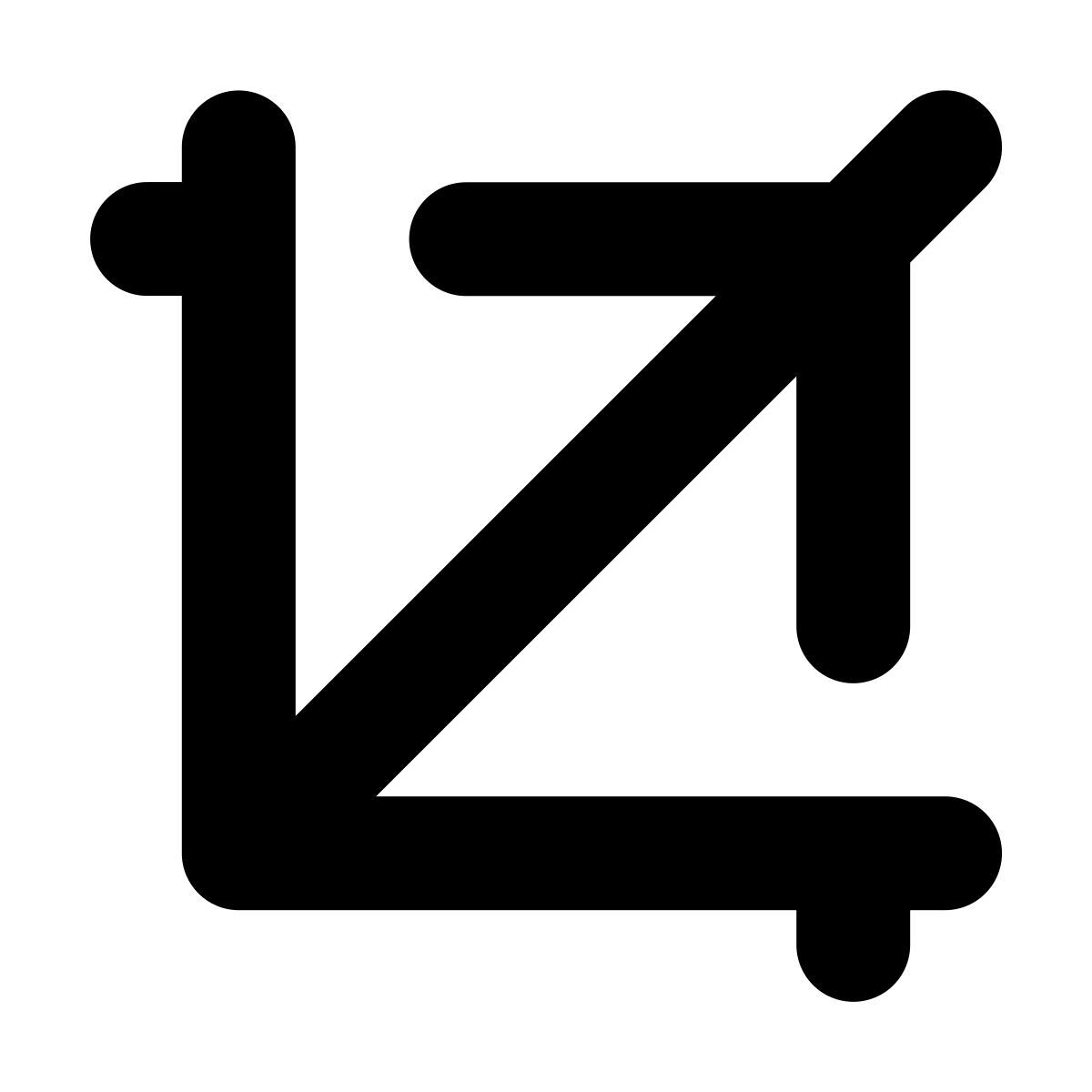 forma bold filled style recortar icon