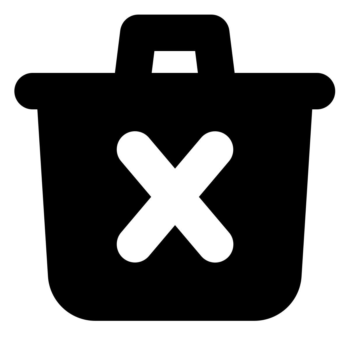 forma bold filled style supprimer pour toujours icon