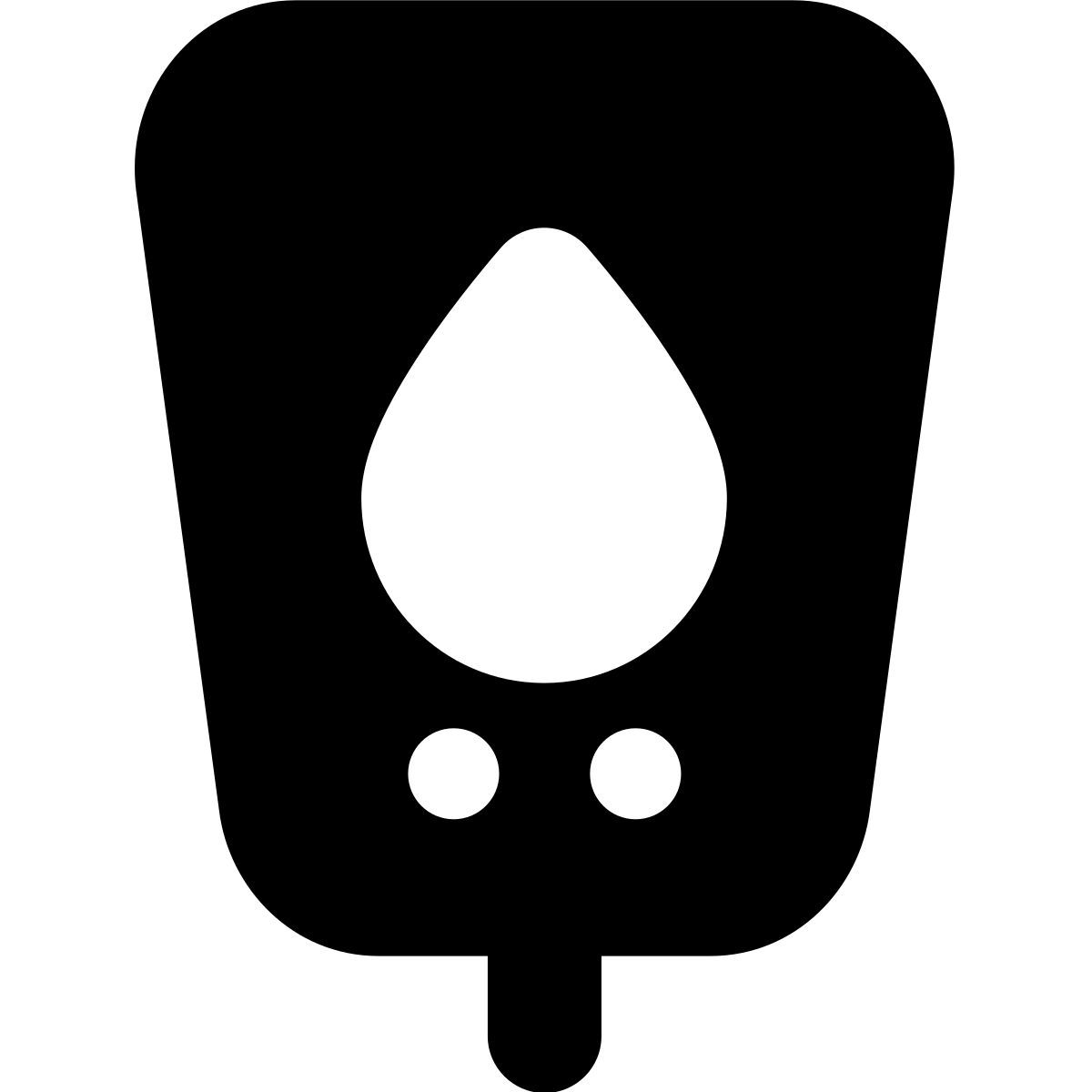 forma bold filled style diabetes monitor icon