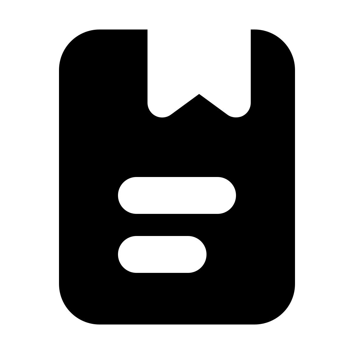 forma bold filled style document icon