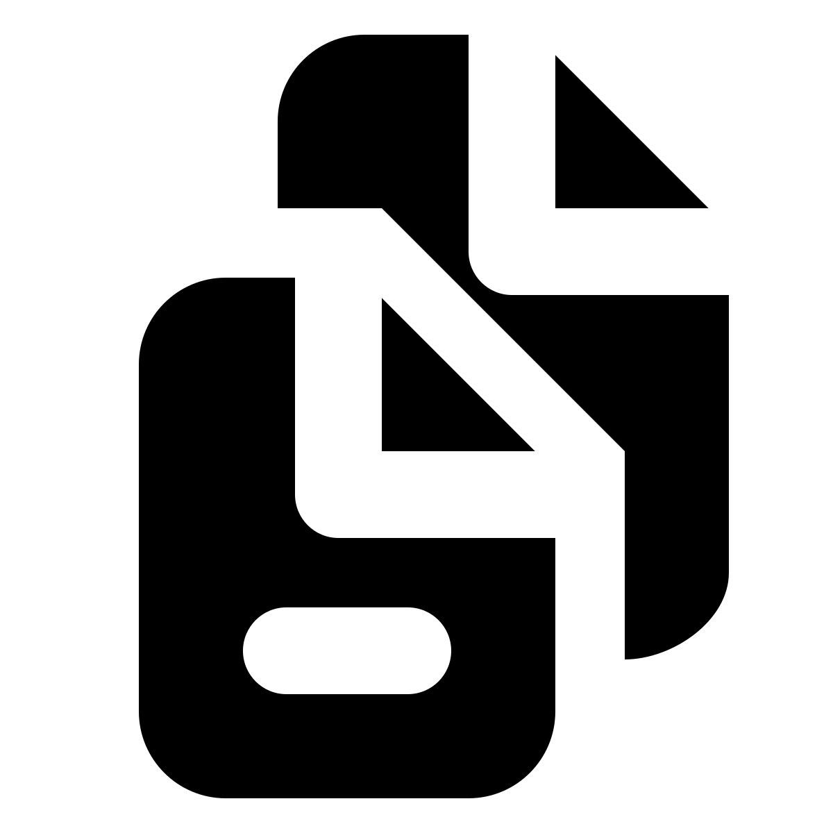 forma bold filled style documents icon