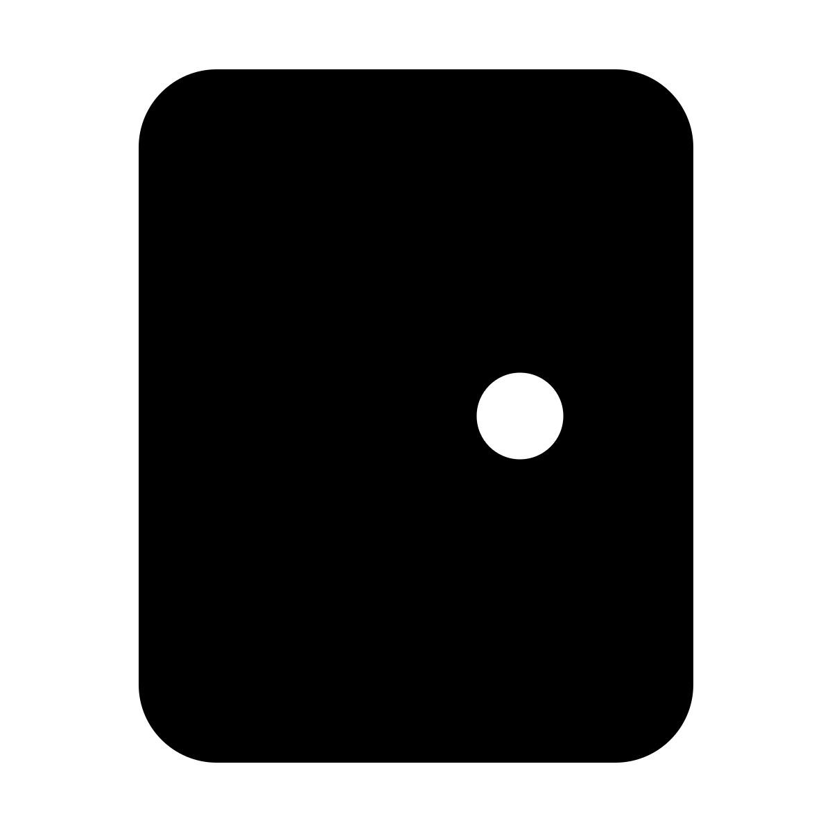 forma bold filled style porte fermée icon