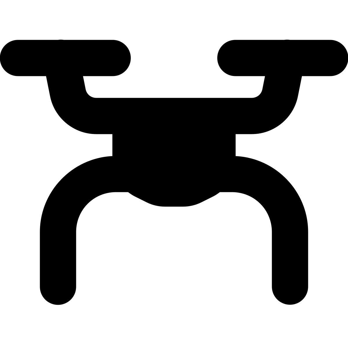 forma bold filled style drone icon