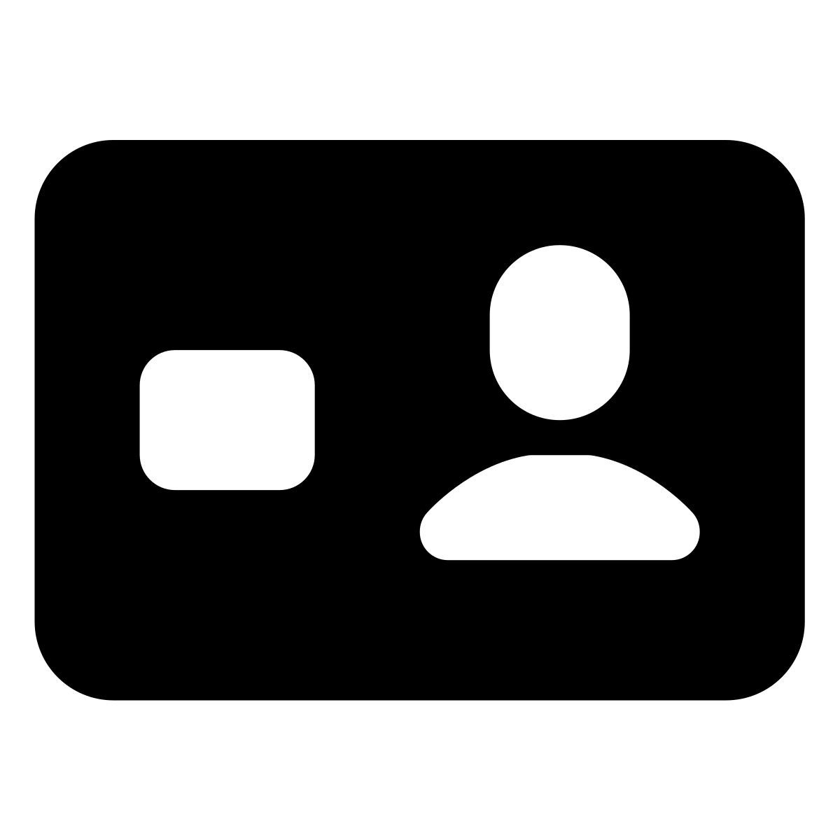 forma bold filled style carta d'identità elettronica icon