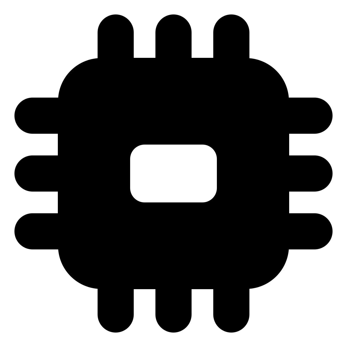 forma bold filled style électronique icon