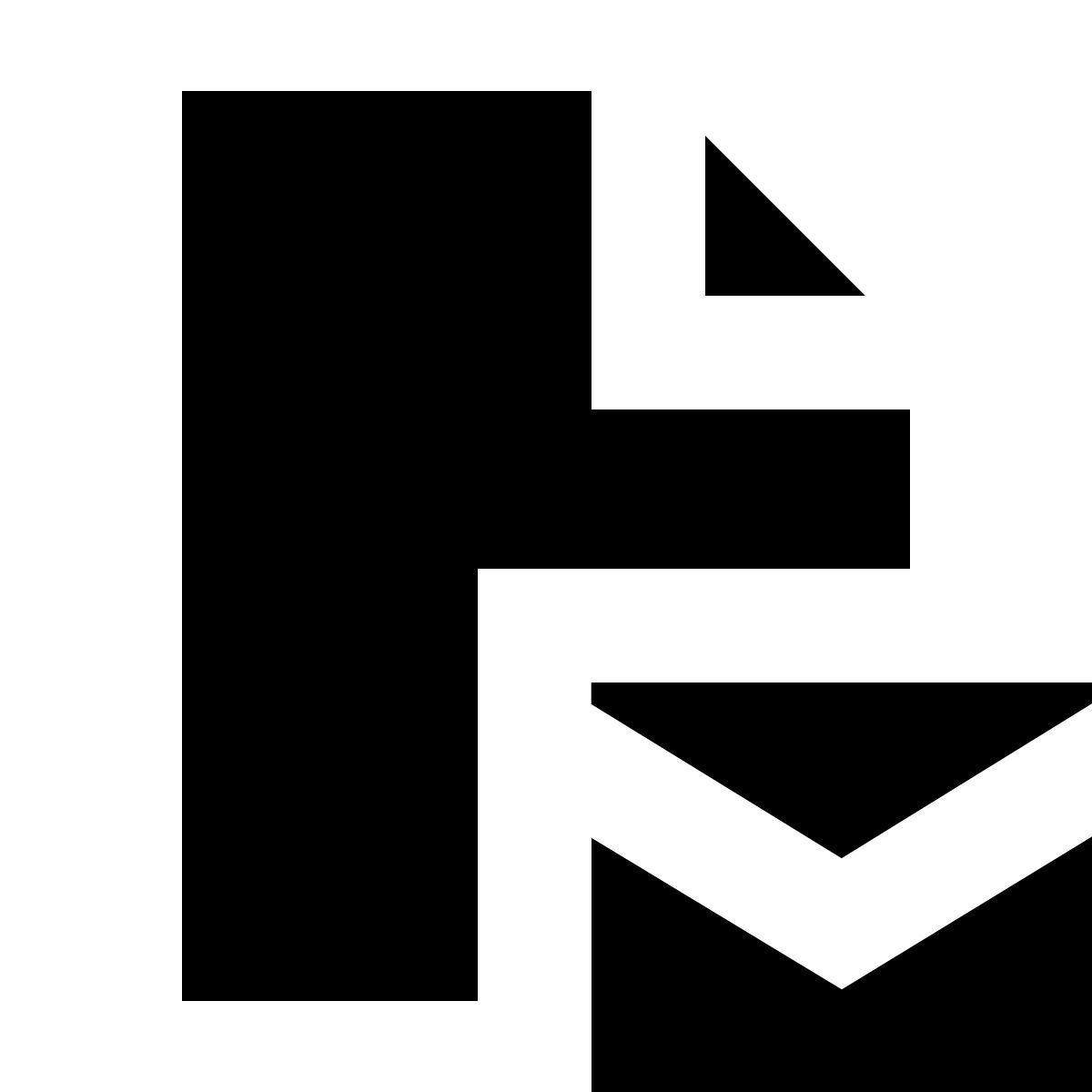 forma bold filled style 电子邮件文档 icon
