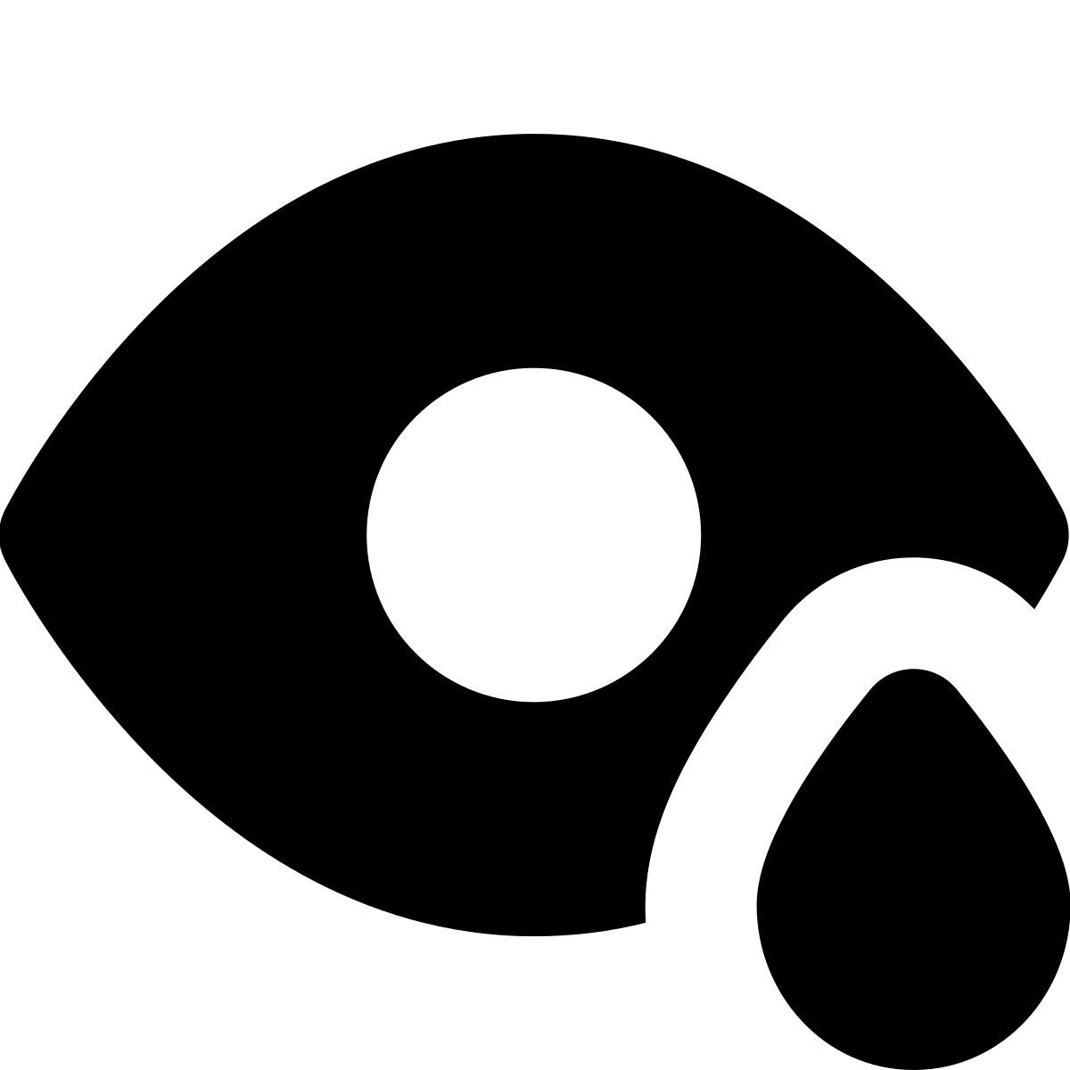 forma bold filled style 눈 질환 icon