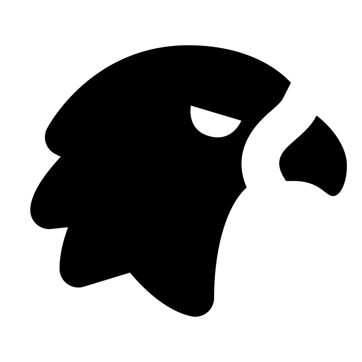 forma bold filled style falke icon