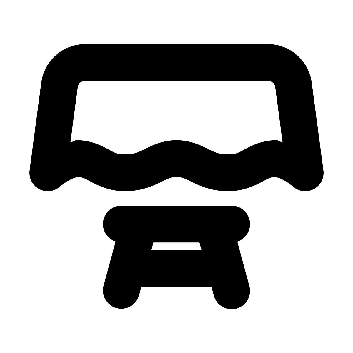 forma bold filled style 가구 상점 icon
