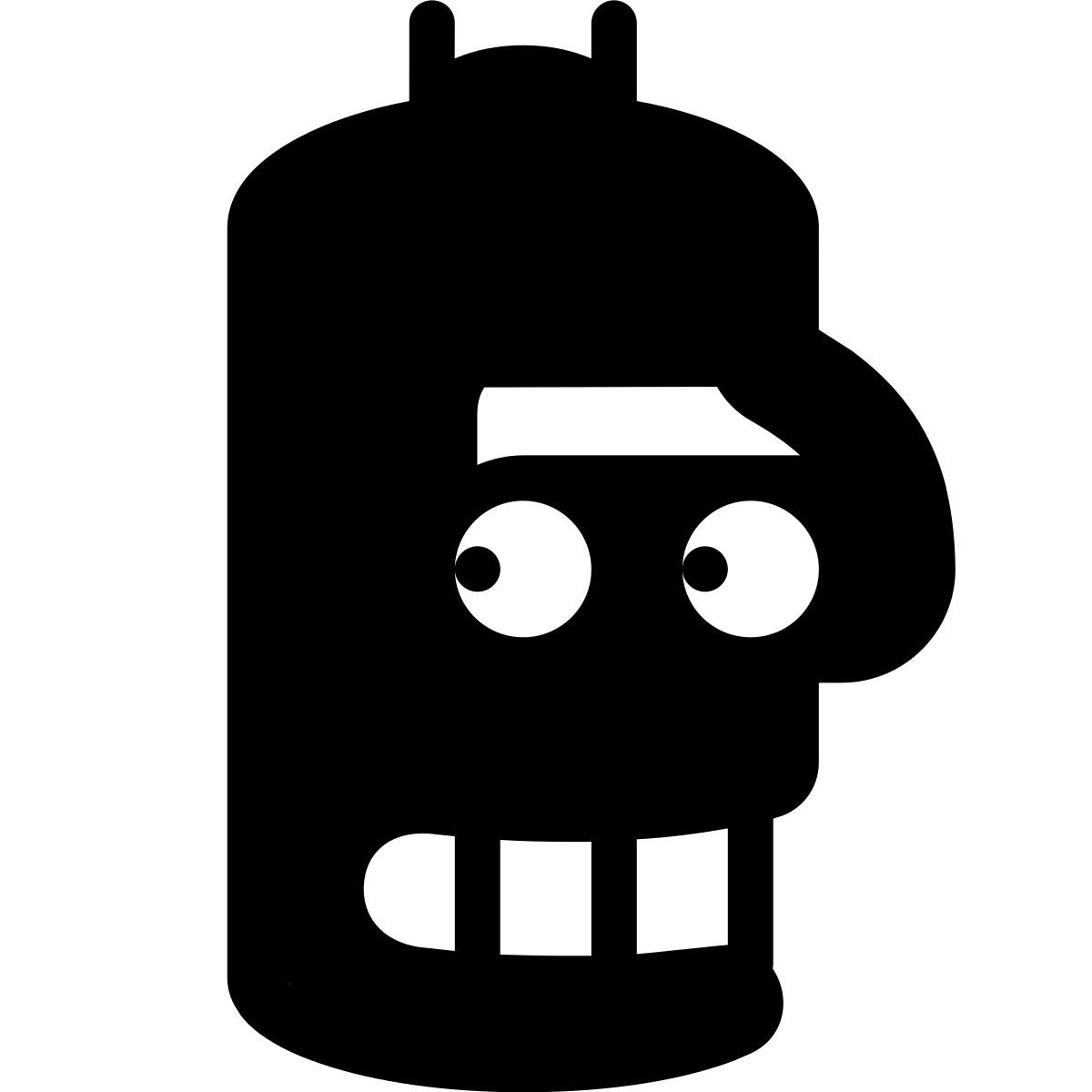 forma bold filled style futurama bender icon