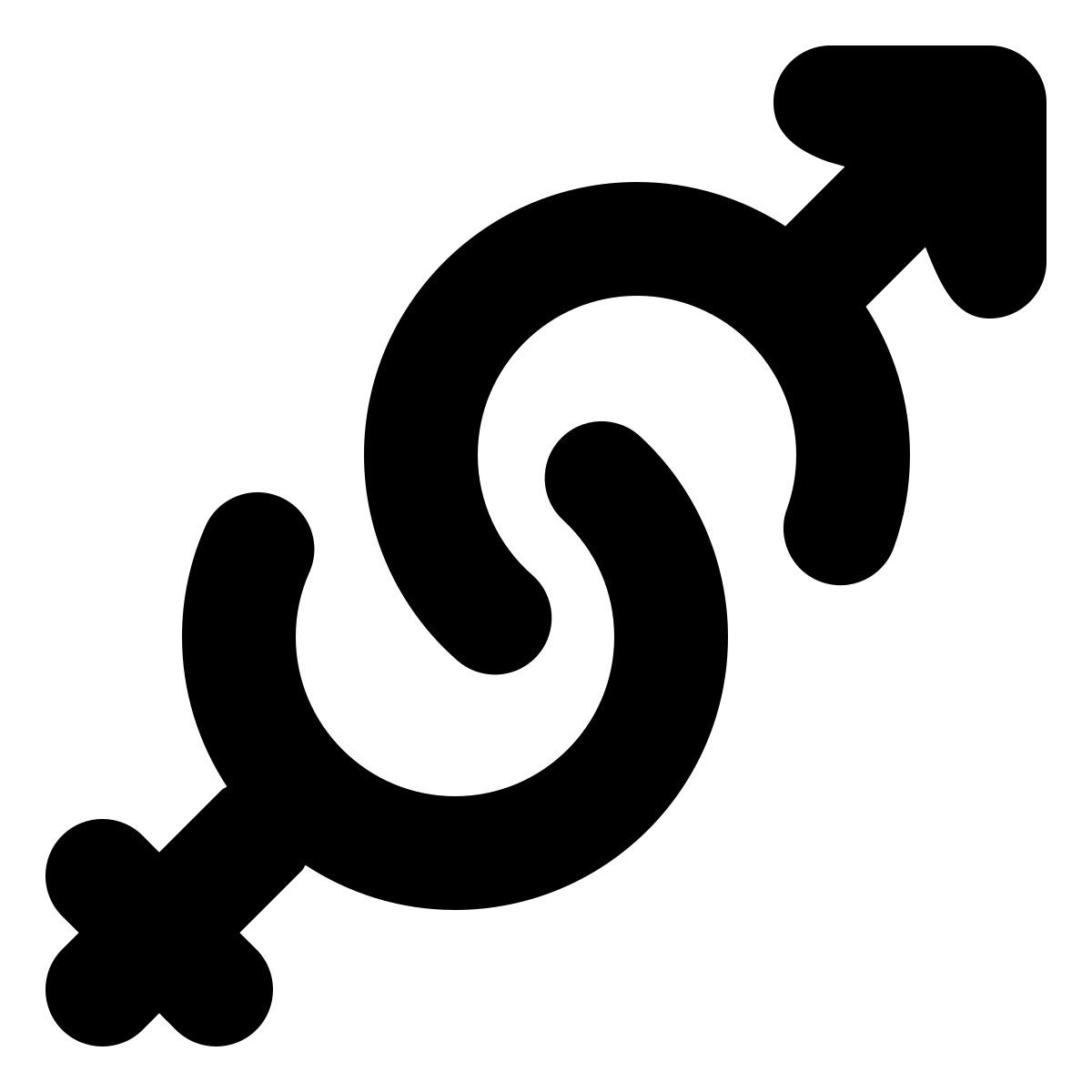 forma bold filled style geschlecht icon