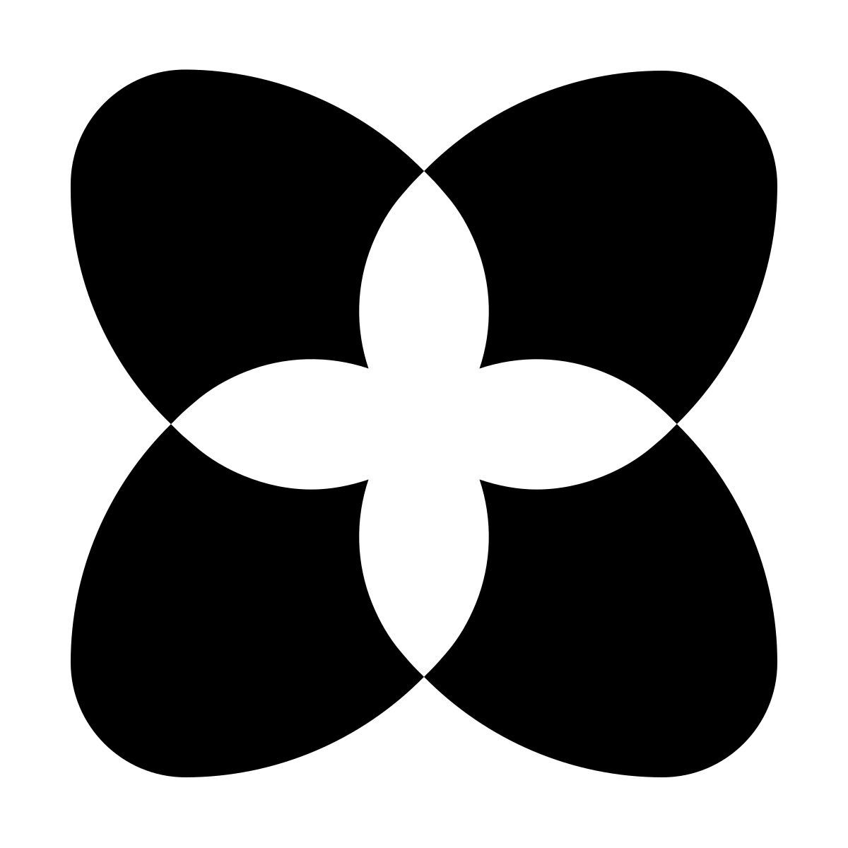 forma bold filled style 几何花 icon