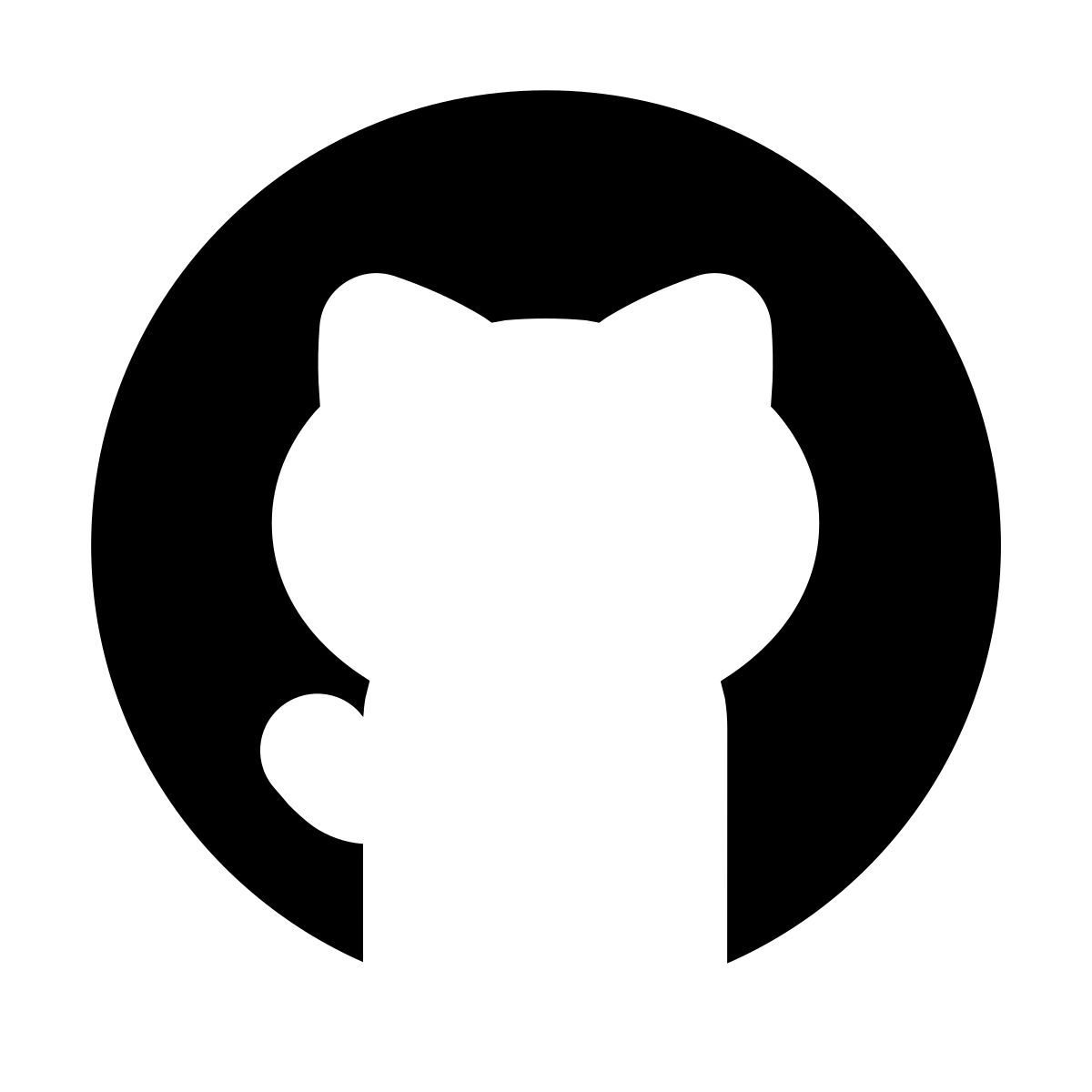forma bold filled style github icon