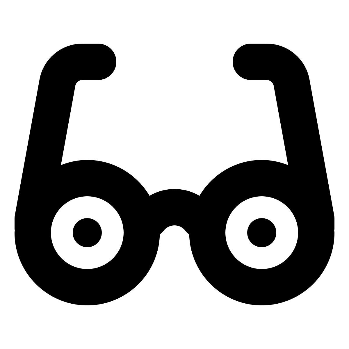 forma bold filled style 안경 icon