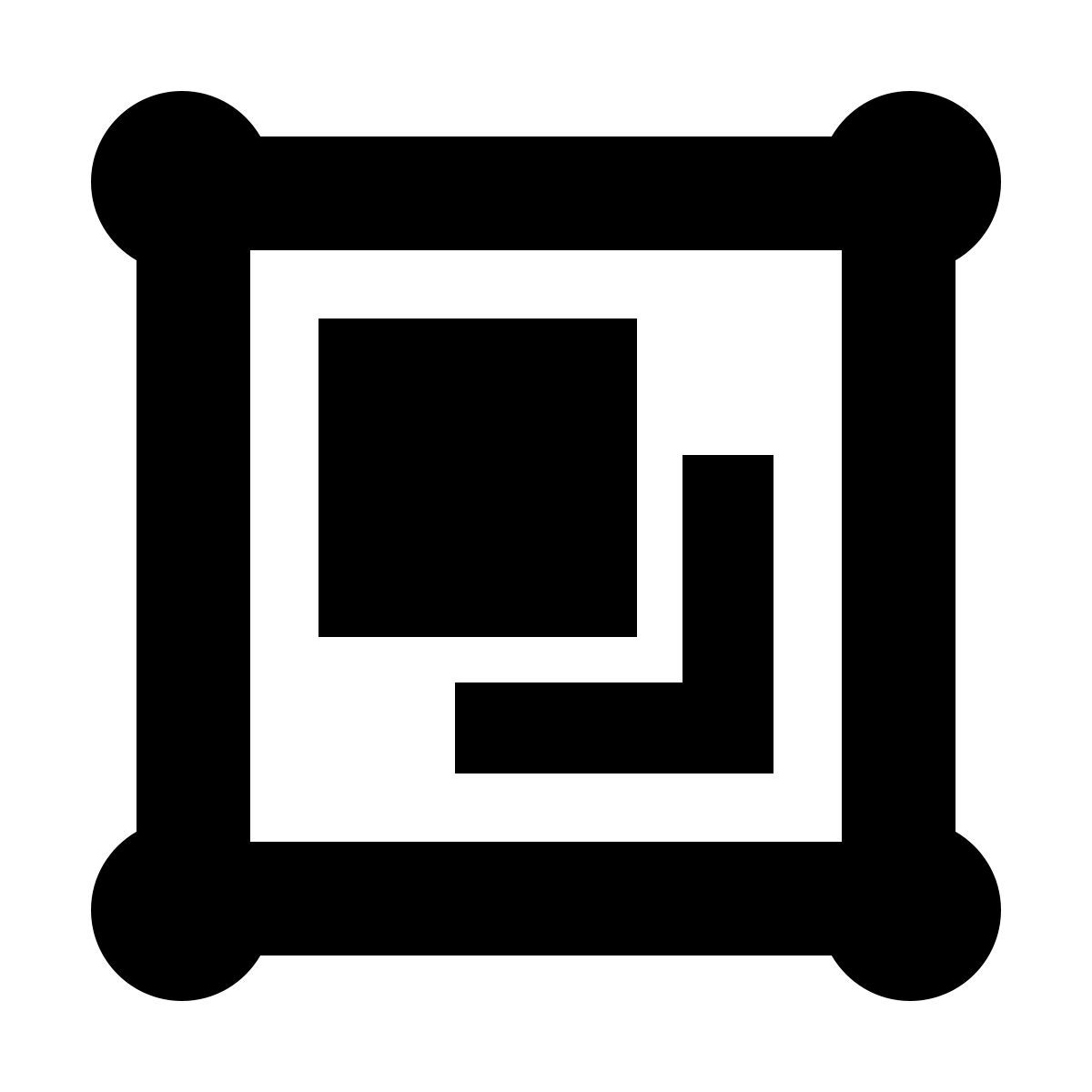 forma bold filled style oggetti icon