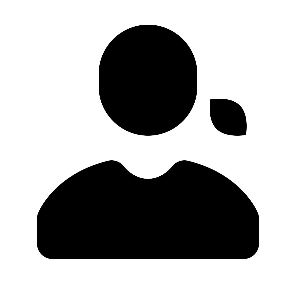 forma bold filled style lady icon