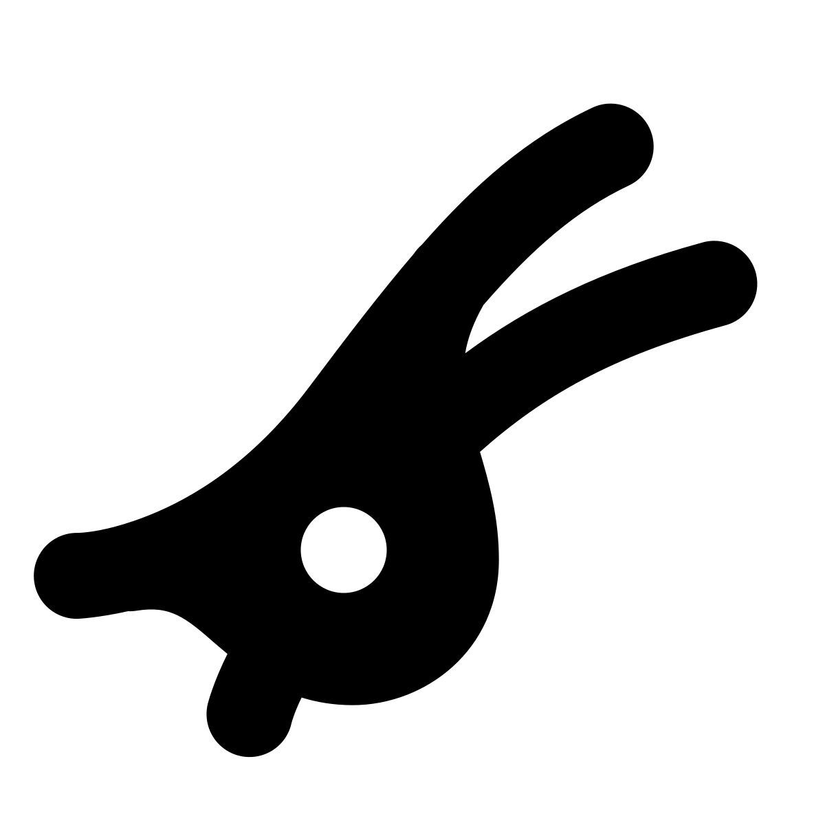 forma bold filled style pince à cheveux icon