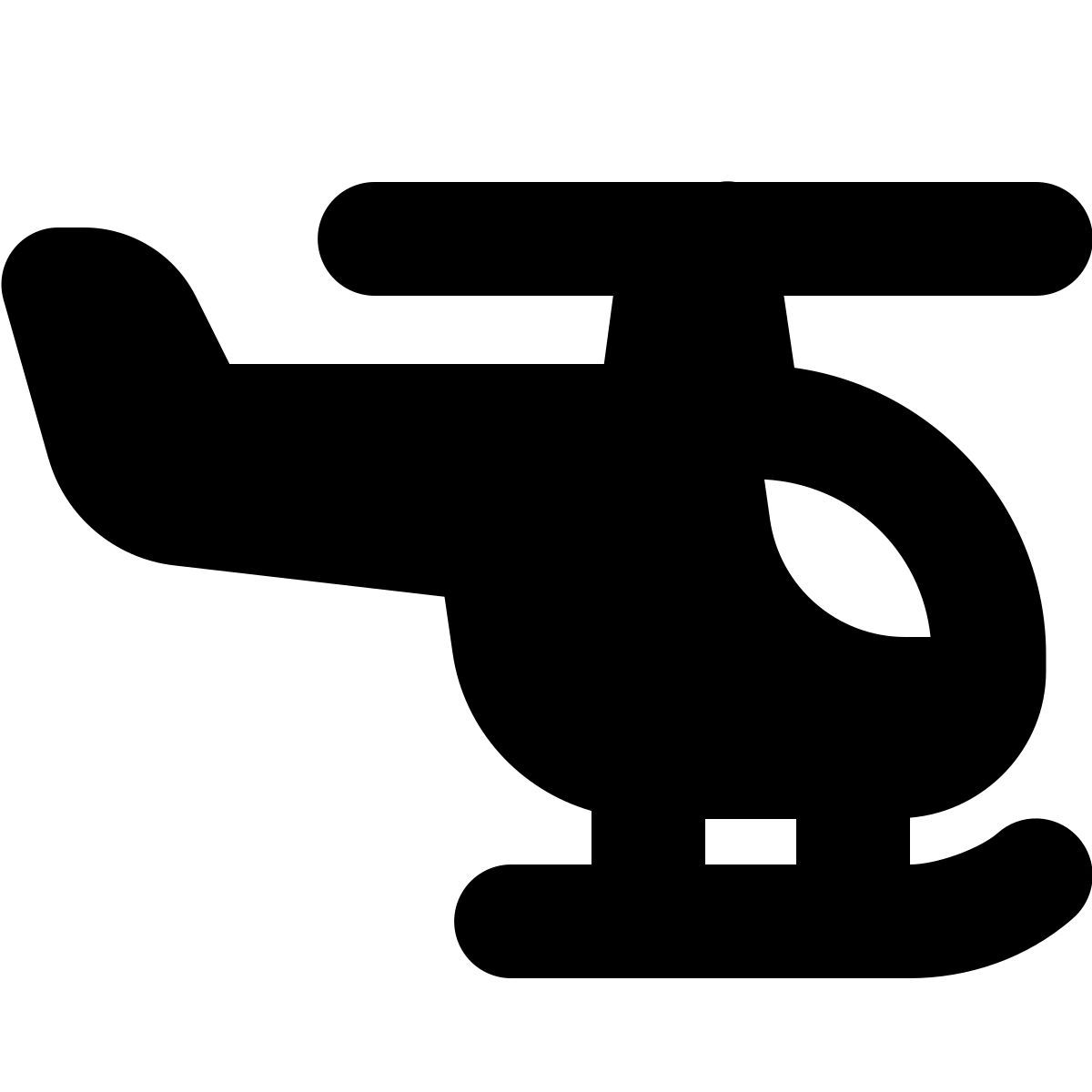 forma bold filled style 直升机 icon