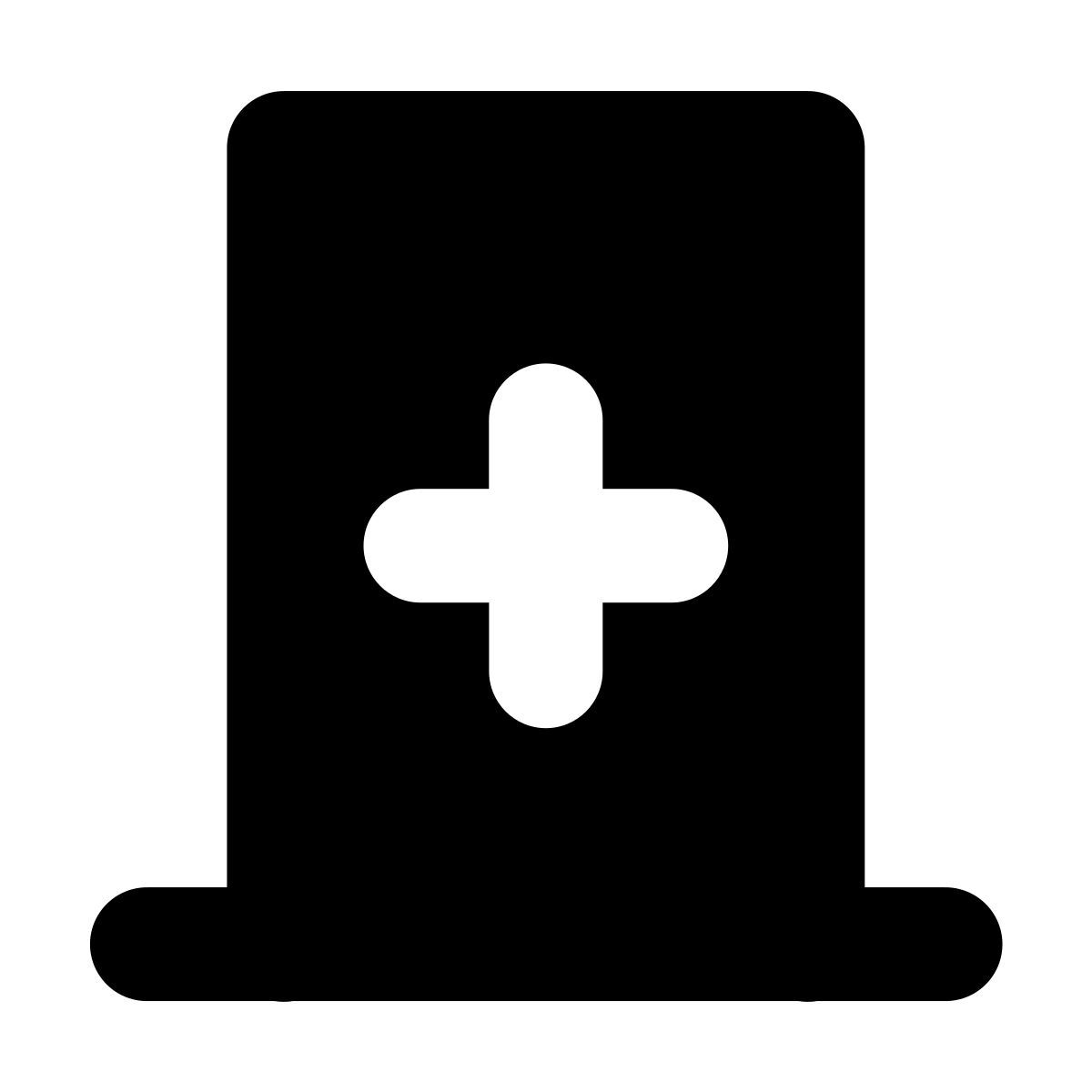 forma bold filled style 医院室 icon