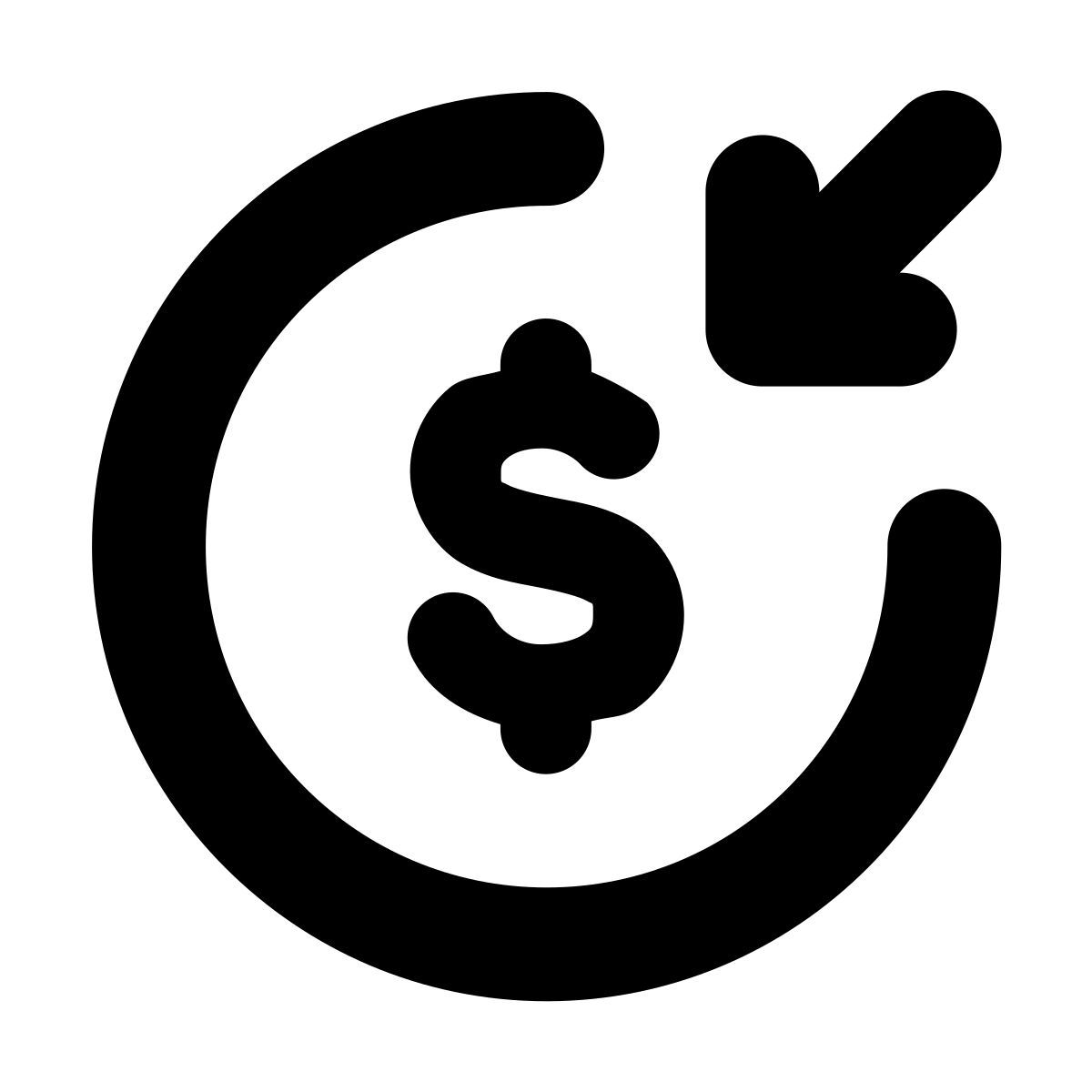 forma bold filled style revenu icon