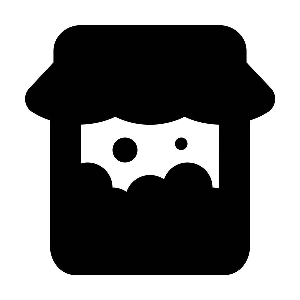 forma bold filled style mermelada icon