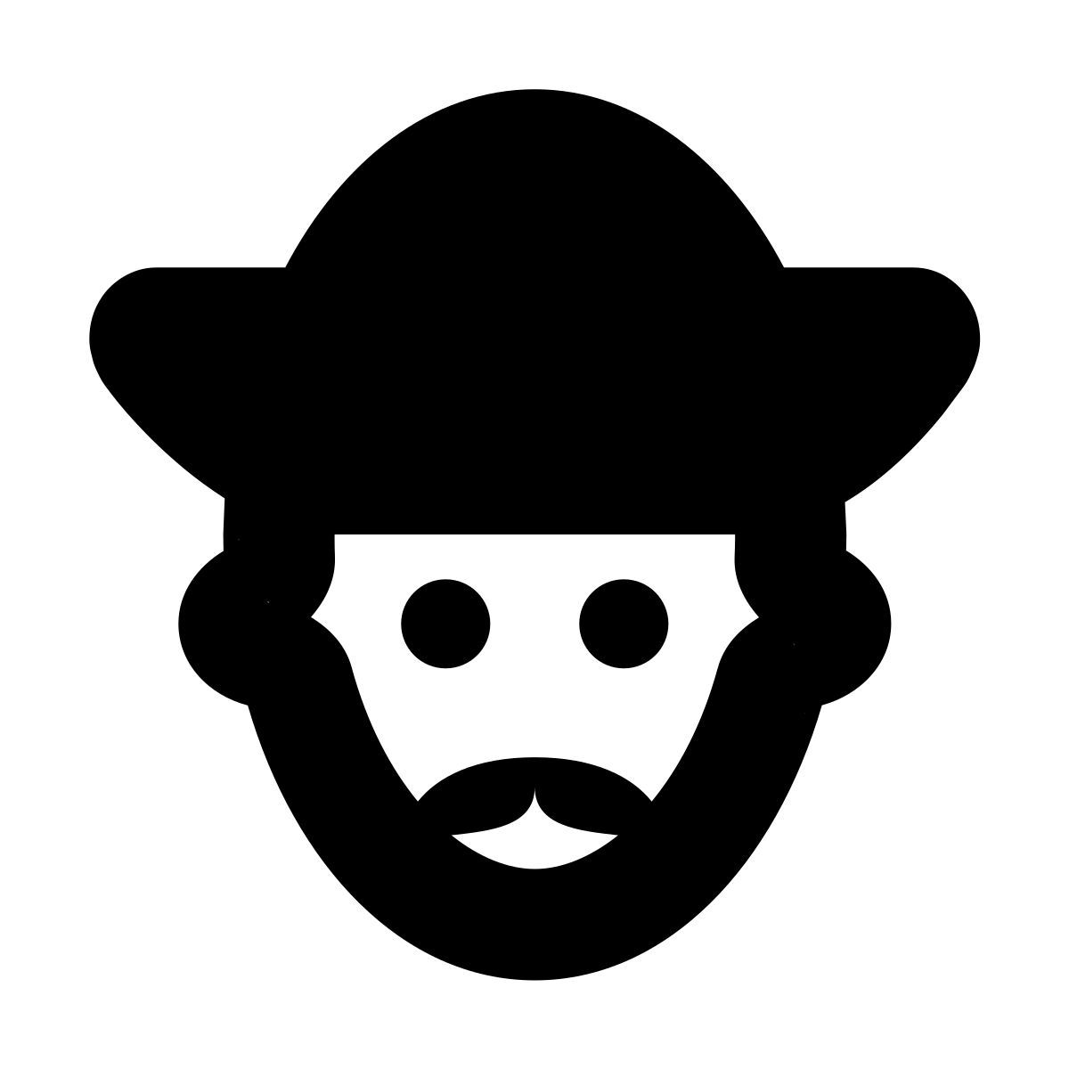 forma bold filled style messicano icon