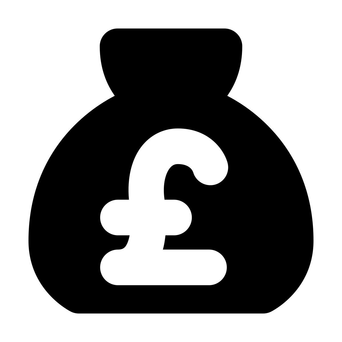 forma bold filled style pfund icon