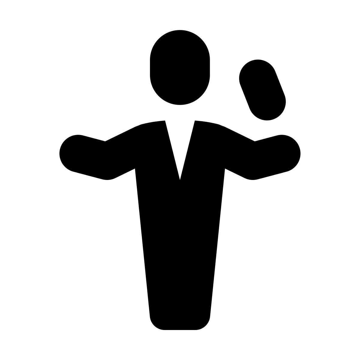 forma bold filled style musik leiter icon