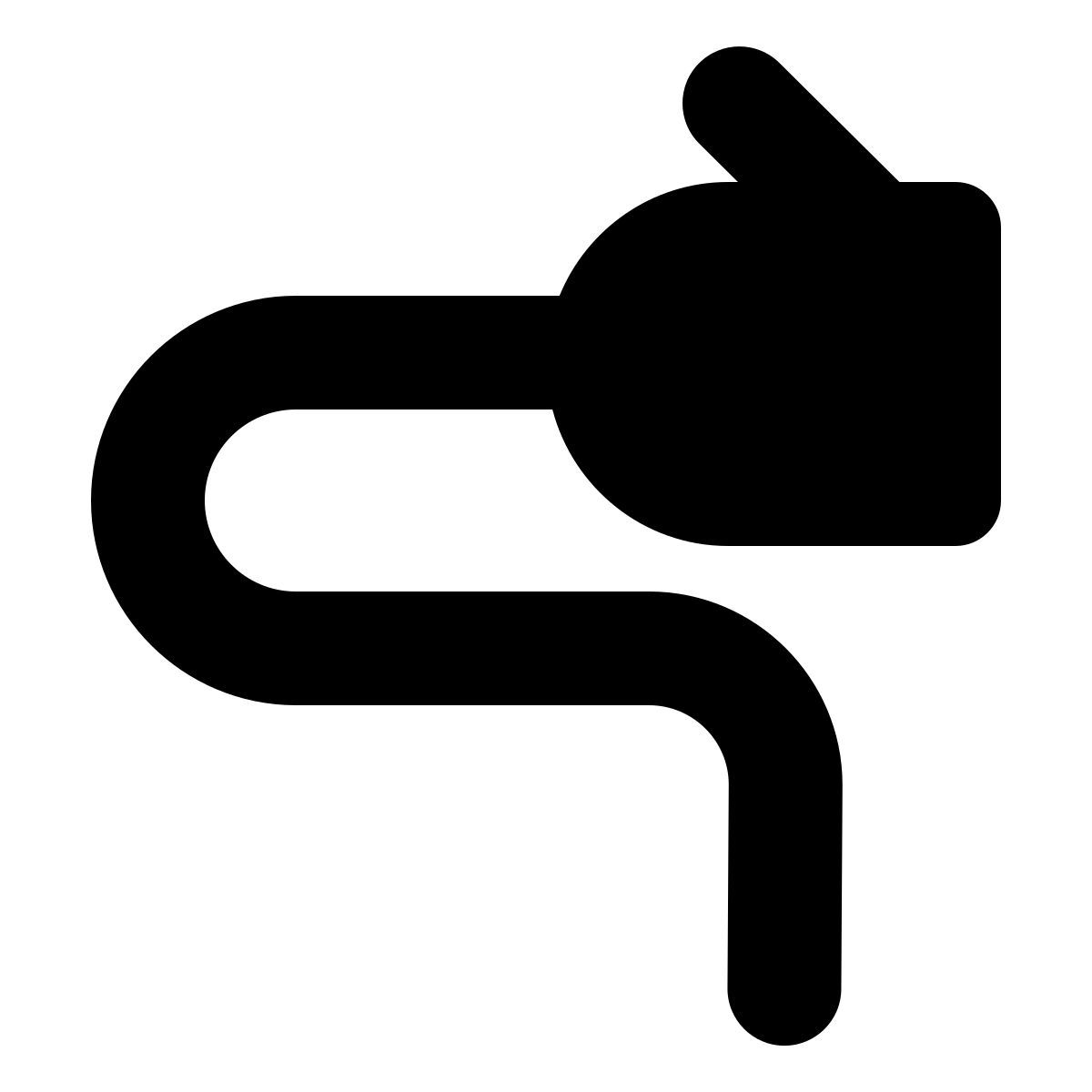 forma bold filled style câble réseau icon